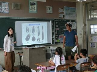 アダム先生＆なす農家さん