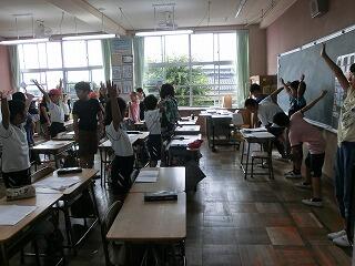 朝の応援練習 朝の応援練習