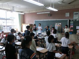 朝の応援練習 朝の応援練習