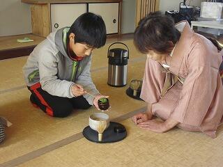 お茶体験 お茶体験