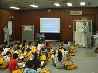 浄水場の見学 浄水場の見学
