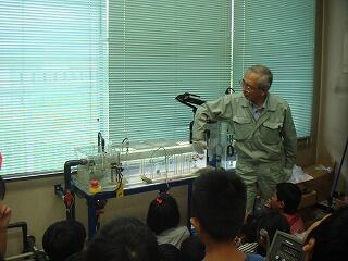 浄水場の見学 浄水場の見学