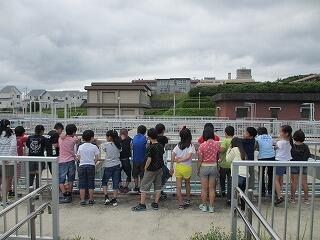 浄水場の見学