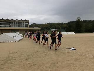 駅伝練習開始&学校朝礼 駅伝練習開始&学校朝礼
