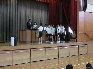 学校朝礼 学校朝礼