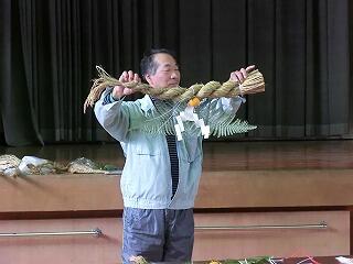 注連縄作り 注連縄作り