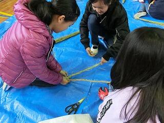 注連縄作り 注連縄作り