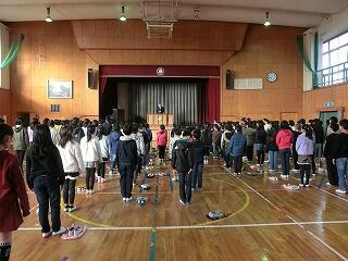 2学期終業式 2学期終業式