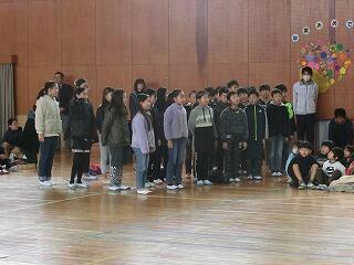 6年生を送る会 6年生を送る会