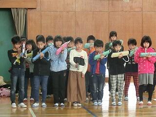 6年生を送る会 6年生を送る会