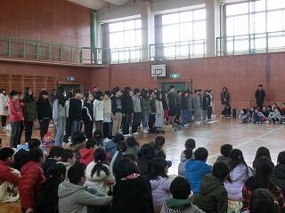 6年生を送る会 6年生を送る会