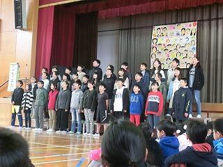 6年生を送る会 6年生を送る会