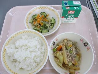 今日の給食