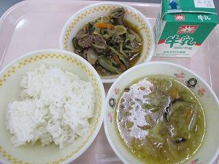 今日の給食