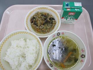 今日の給食