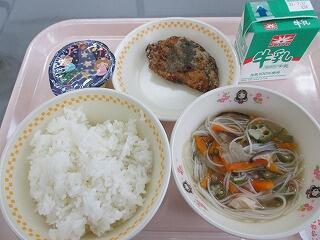 今日の給食