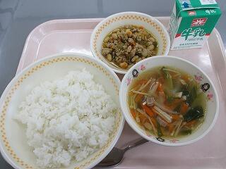 今日の給食