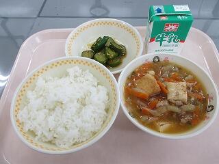 今日の給食