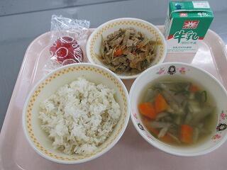 今日の給食