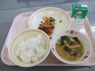 今日の給食