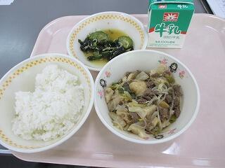 今日の給食