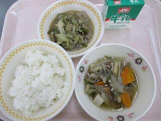 今日の給食