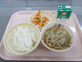 今日の給食