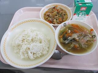 今日の給食