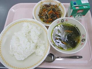 今日の給食