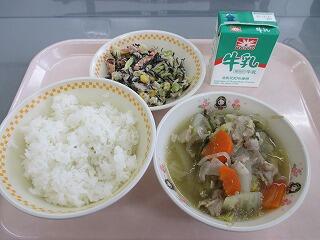 今日の給食