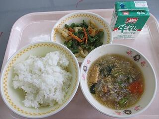 今日の給食