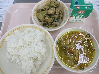 今日の給食