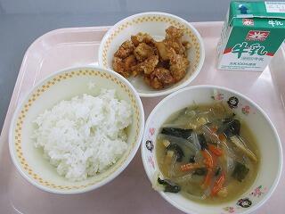 今日の給食