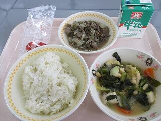 今日の給食