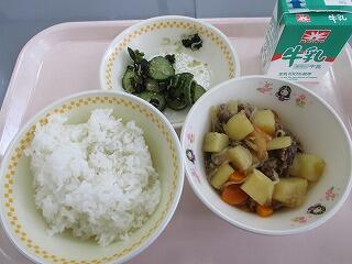 今日の給食