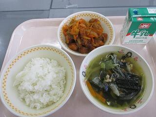 今日の給食