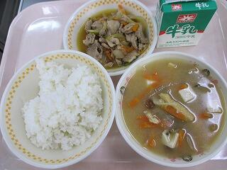 今日の給食