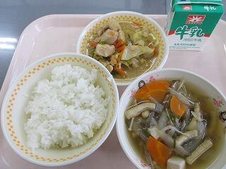 今日の給食