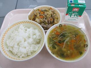 今日の給食