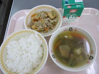 今日の給食