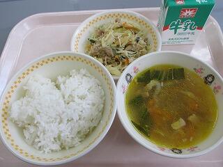 今日の給食