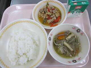 今日の給食