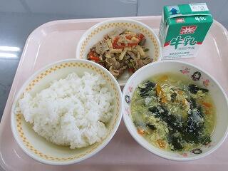 今日の給食