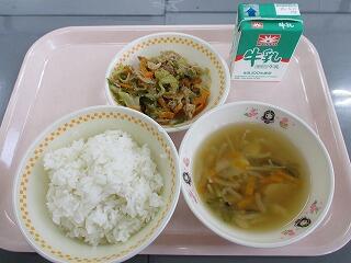 今日の給食