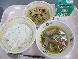 今日の給食