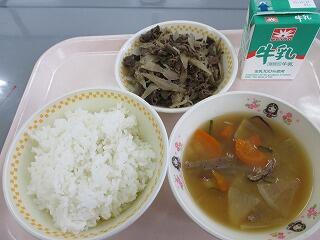 今日の給食