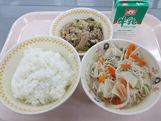 今日の給食