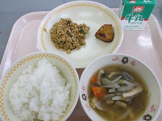 今日の給食