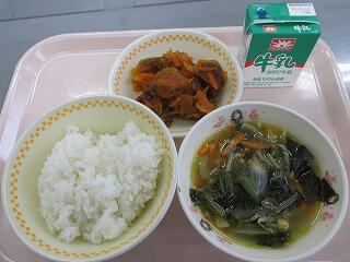 今日の給食