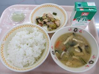 今日の給食